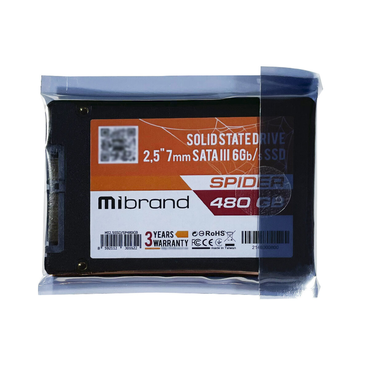 SSD Mibrand Spider 480GB 2.5&quot; 7mm SATAIII Bulk - 3