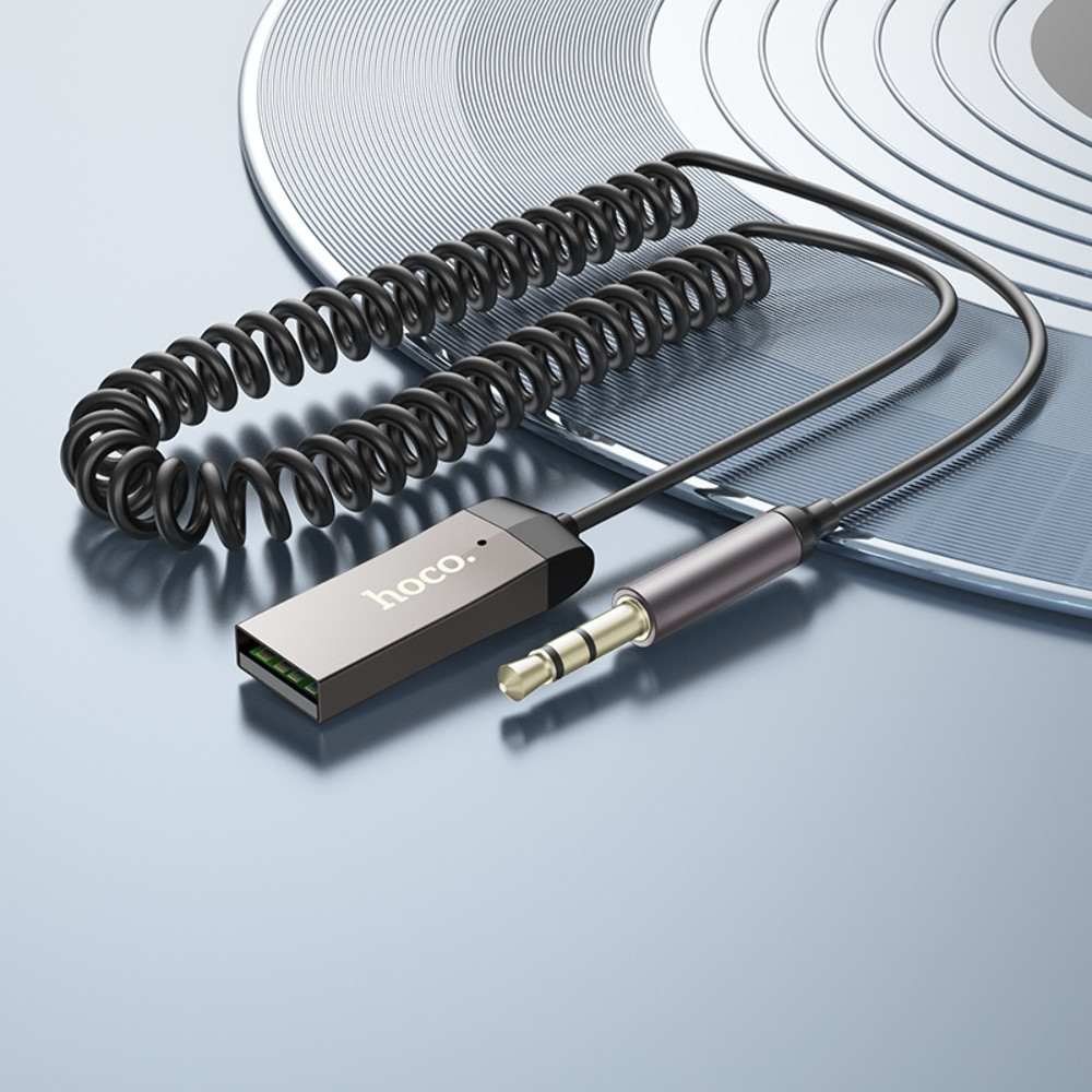 FM модулятор Hoco E78, Silver - 2