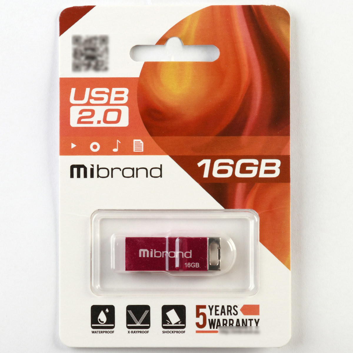 Флешка Mibrand USB 2.0 Chameleon 16Gb Pink - 2