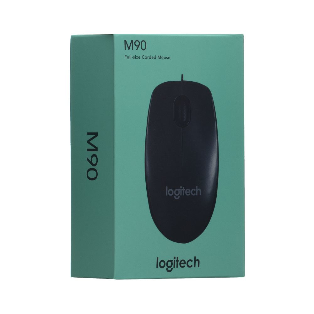 Провідна миша Logitech M90, Black - 5