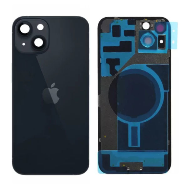 Задня кришка для iPhone 14, із склом камери, Original (PRC), Small Hole, Midnight - 1