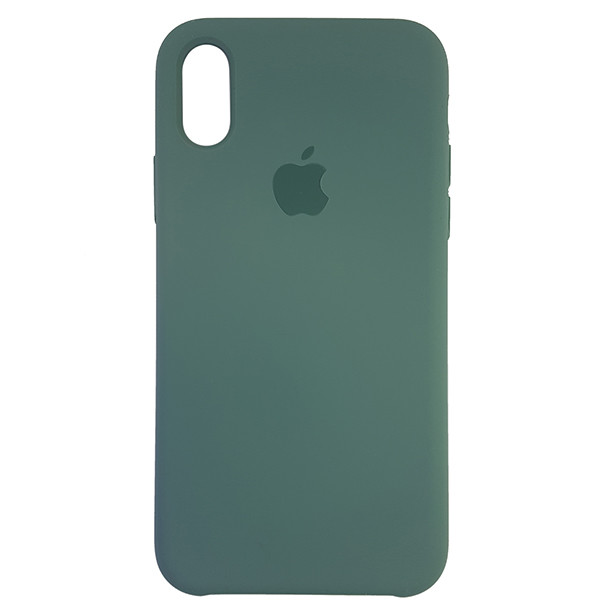 Чохол Copy Silicone Case iPhone X/XS Wood Green (58) - 3