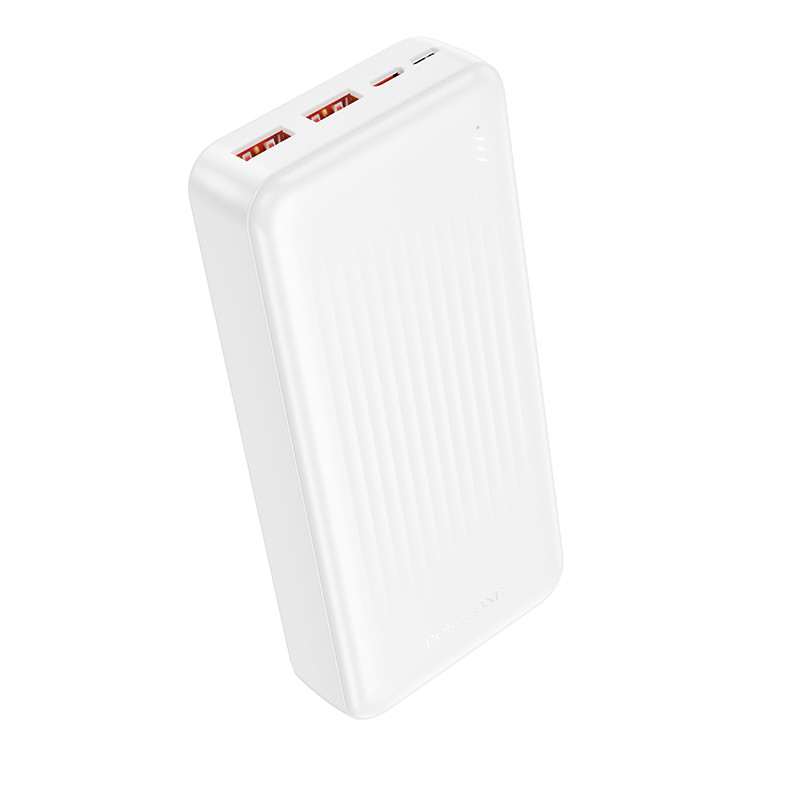 Універсальна мобільна батарея Borofone BJ80A Clever, 22.5W, PD20W, 20000mAh, White - 1