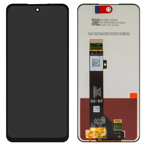 Дисплейний модуль для Motorola Moto G34, Сopy, Black - 1