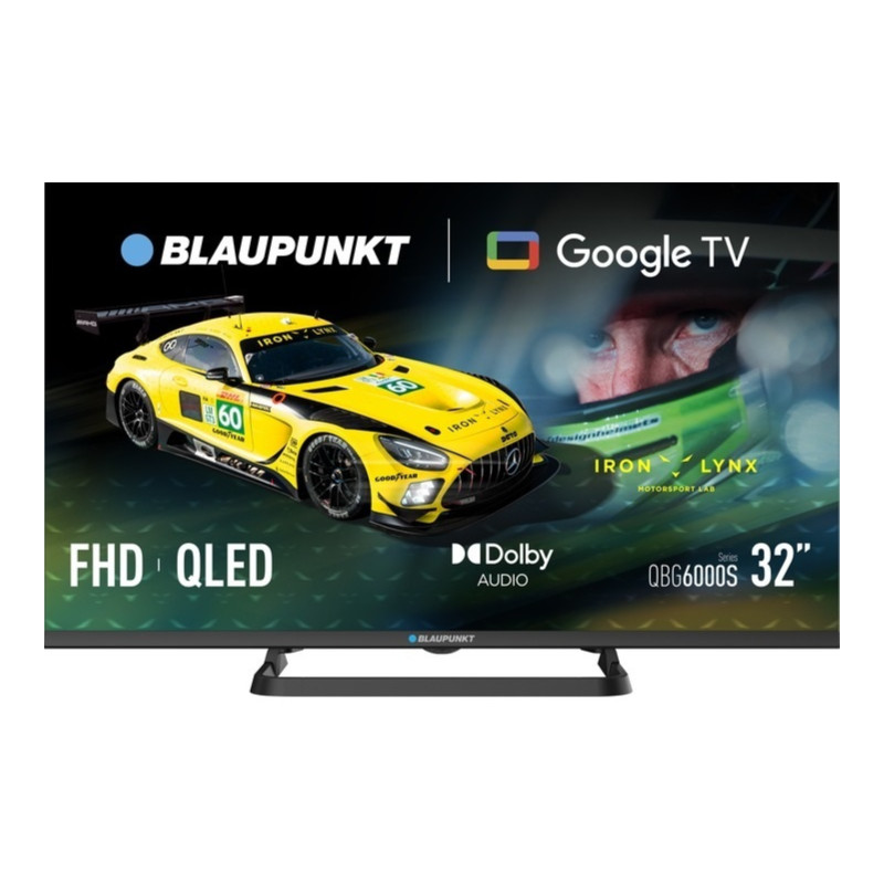 Телевізор QLED Blaupunkt 32QBG6000S, Google TV, Wi-Fi, 1920x1080 - 1
