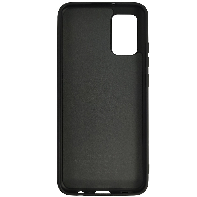Чохол Silicone Case for Samsung A02s Black (18) - 3