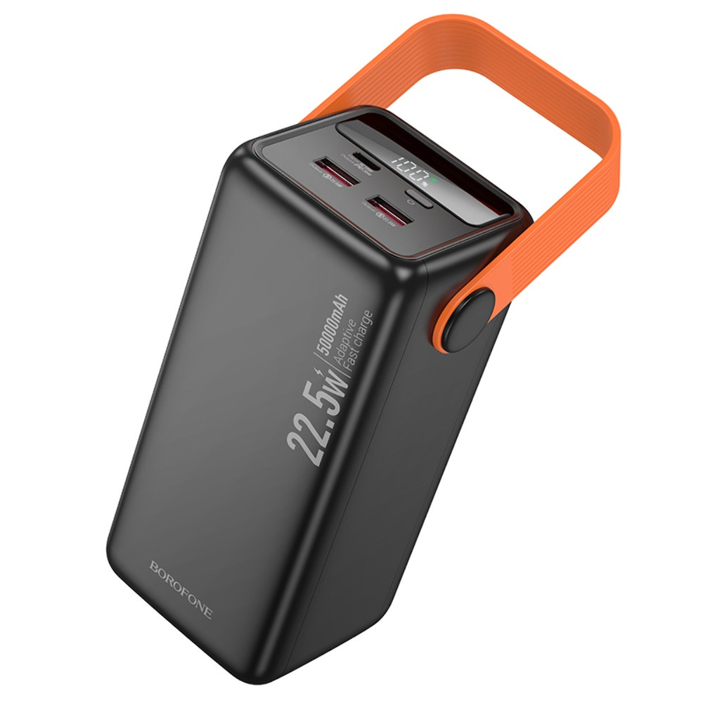Універсальна мобільна батарея Borofone BJ66A 50000 mAh, 22.5W, PD 20W, Black - 1