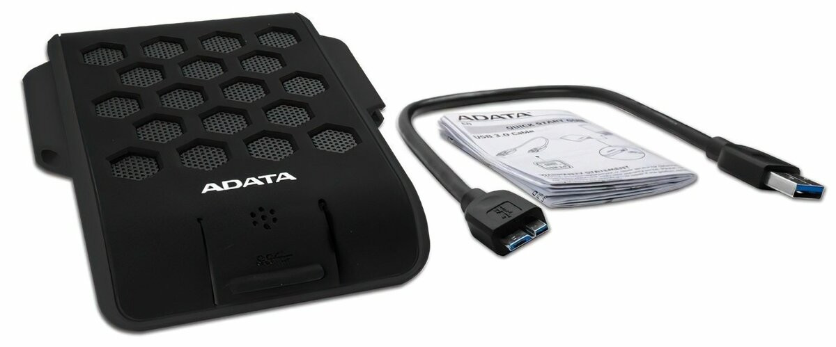 PHD External 2.5'' ADATA USB 3.1 DashDrive Durable HD720 2TB Black - 3