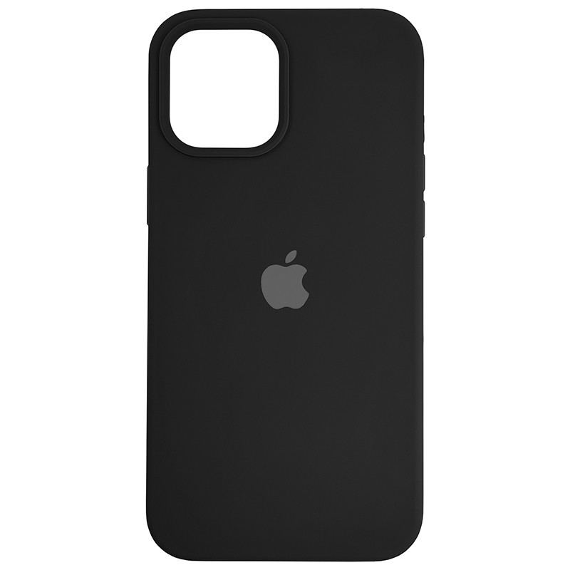 Чохол Copy Silicone Case iPhone 12 Pro Max Black (18) - 1