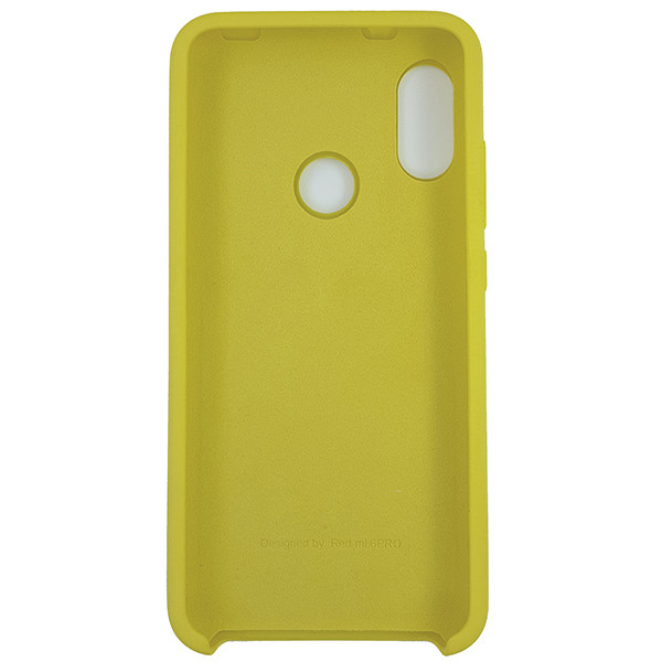 Чохол Silicone Case for Xiaomi Redmi 6Pro Yellow (4) - 4