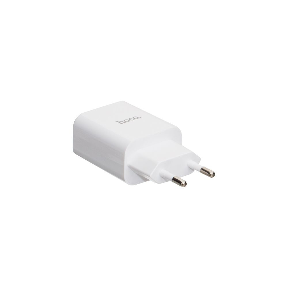 Мережевий зарядний пристрій Hoco C62A, Cable Lightning, 5V, 2.1A White - 4