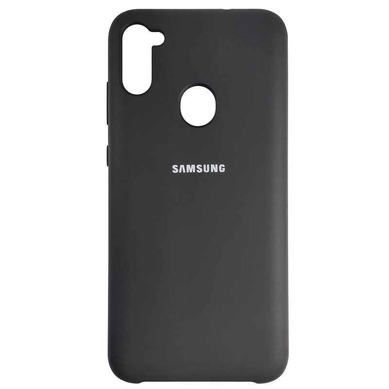 Чехол Silicone Case for Samsung A11/M11 Black (18) - 1