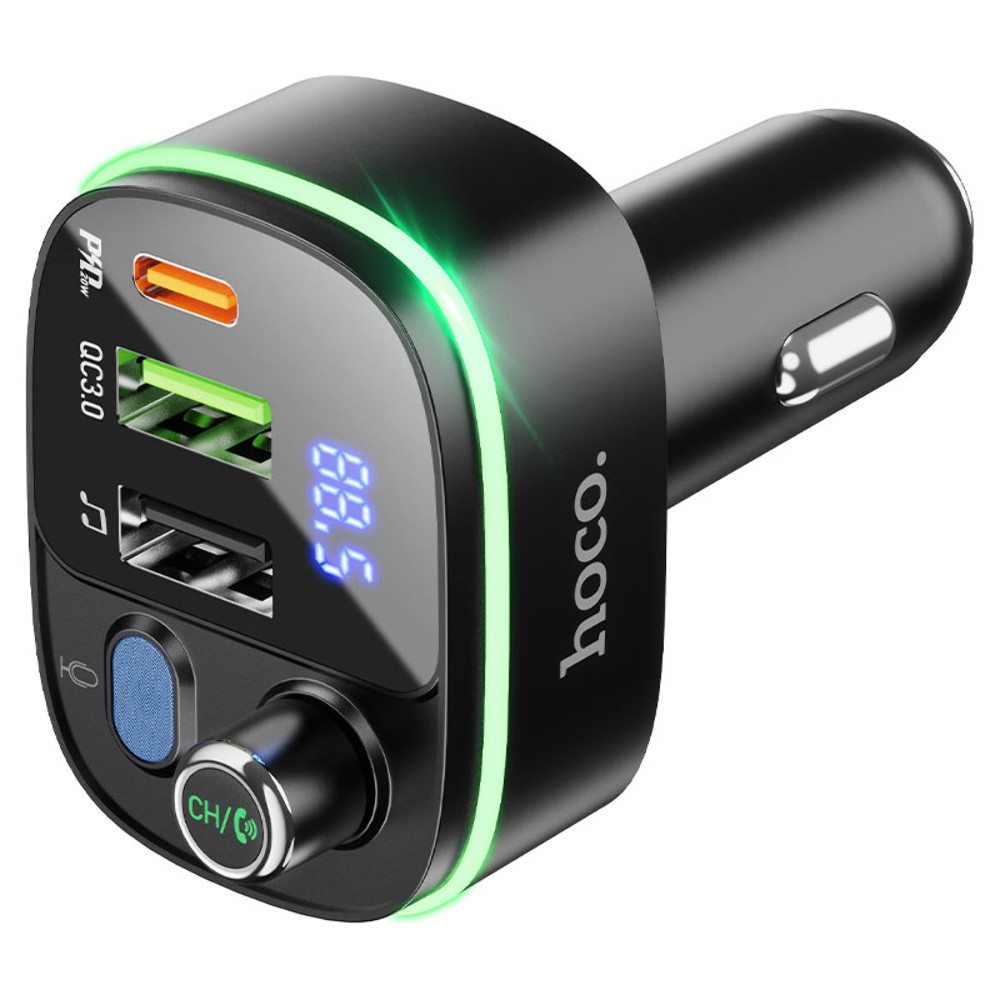 FM-модулятор Hoco E62, Black - 9