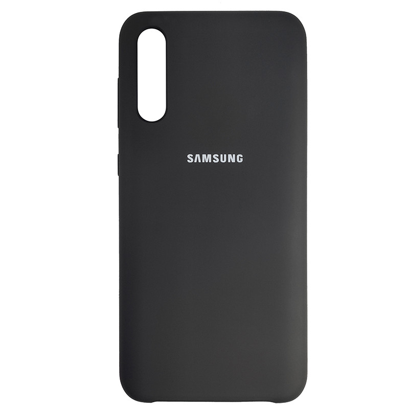 Чохол Silicone Case for Samsung A50 Black (18) - 1
