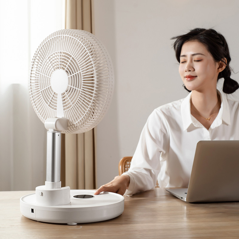 Настільний безпровідний  вентилятор GXQC D1201, White - 4