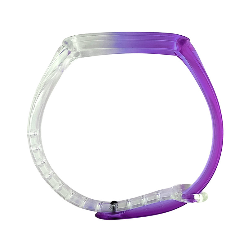 Ремінець для фітнес браслету Mi Band 3/4 Neon Clear Purple - 2