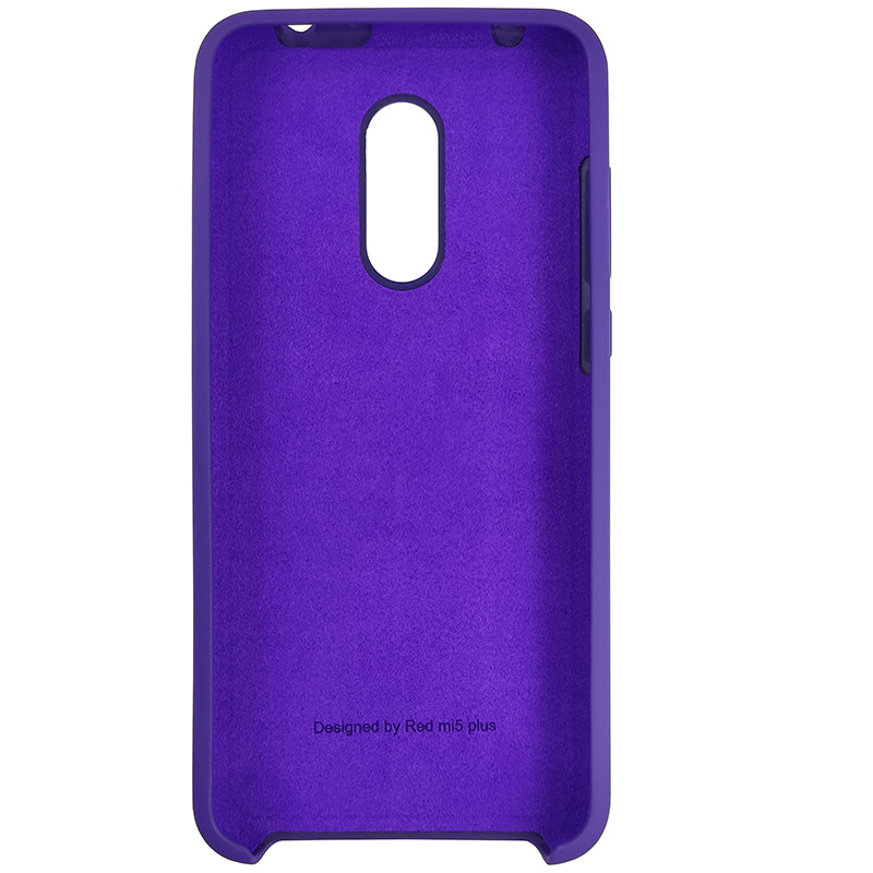 Чохол Silicone Case for Xiaomi Redmi 5 Plus Violet (36) - 3