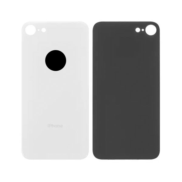 Задня кришка для iPhone 8, Big Hole, White - 1