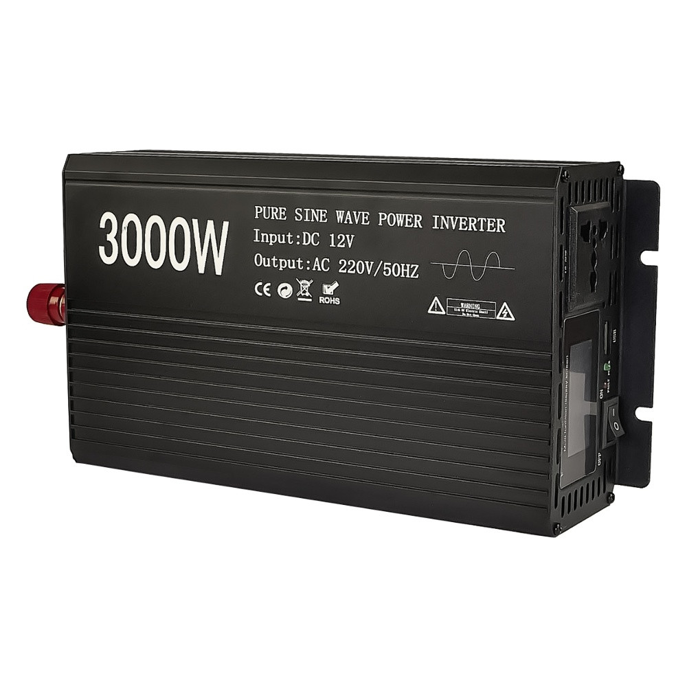 Інвертор з чистою синусоїдою SW-1000W/ 3000W DC 12V - AC 220V - 1