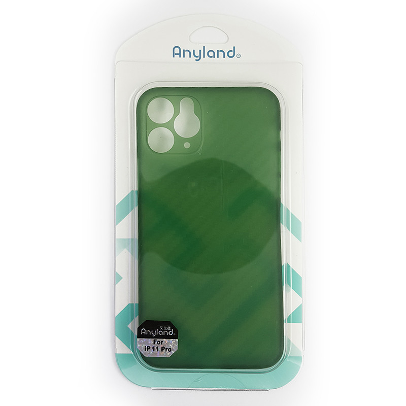 Чохол Anyland Carbon Ultra thin для Apple iPhone 11 Pro Green - 4