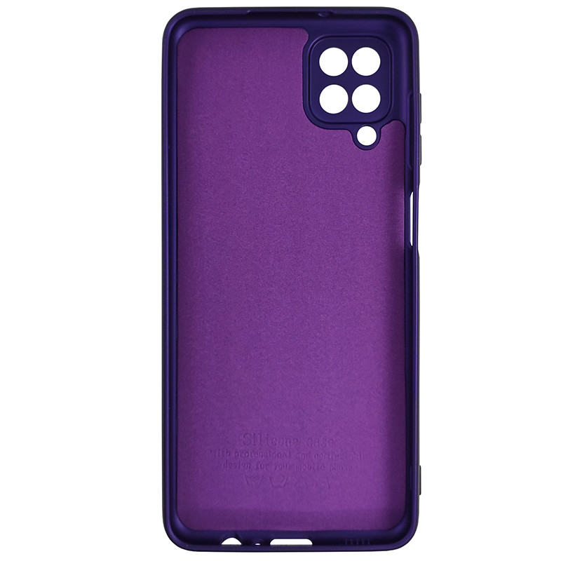Чохол Silicone Case for Samsung A12\M12 Purple (30) - 3