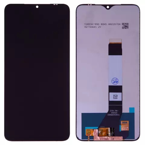 Дисплейний модуль для Xiaomi Poco M3, Redmi 9T, Сopy, In-Cell, Black - 1