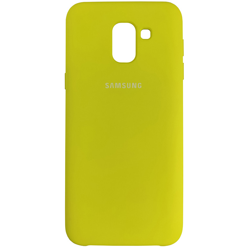 Чохол Silicone Case for Samsung J600 Yellow (4) - 1