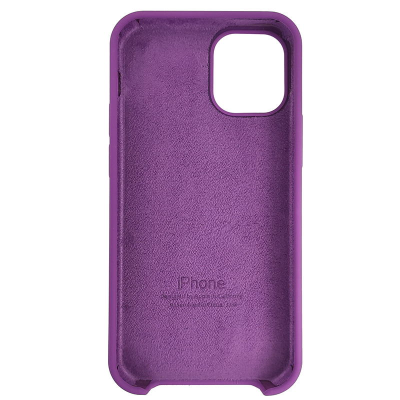 Чохол Copy Silicone Case iPhone 12 Mini Purpule (45) - 3