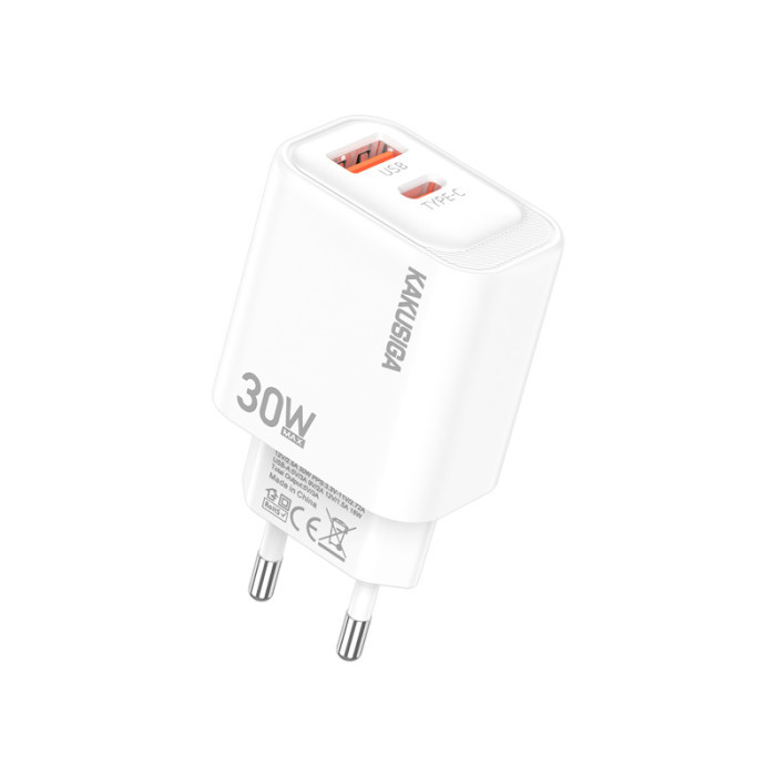 Мережевий зарядний пристрій Kakusiga KSC-1667, 30W, White - 1