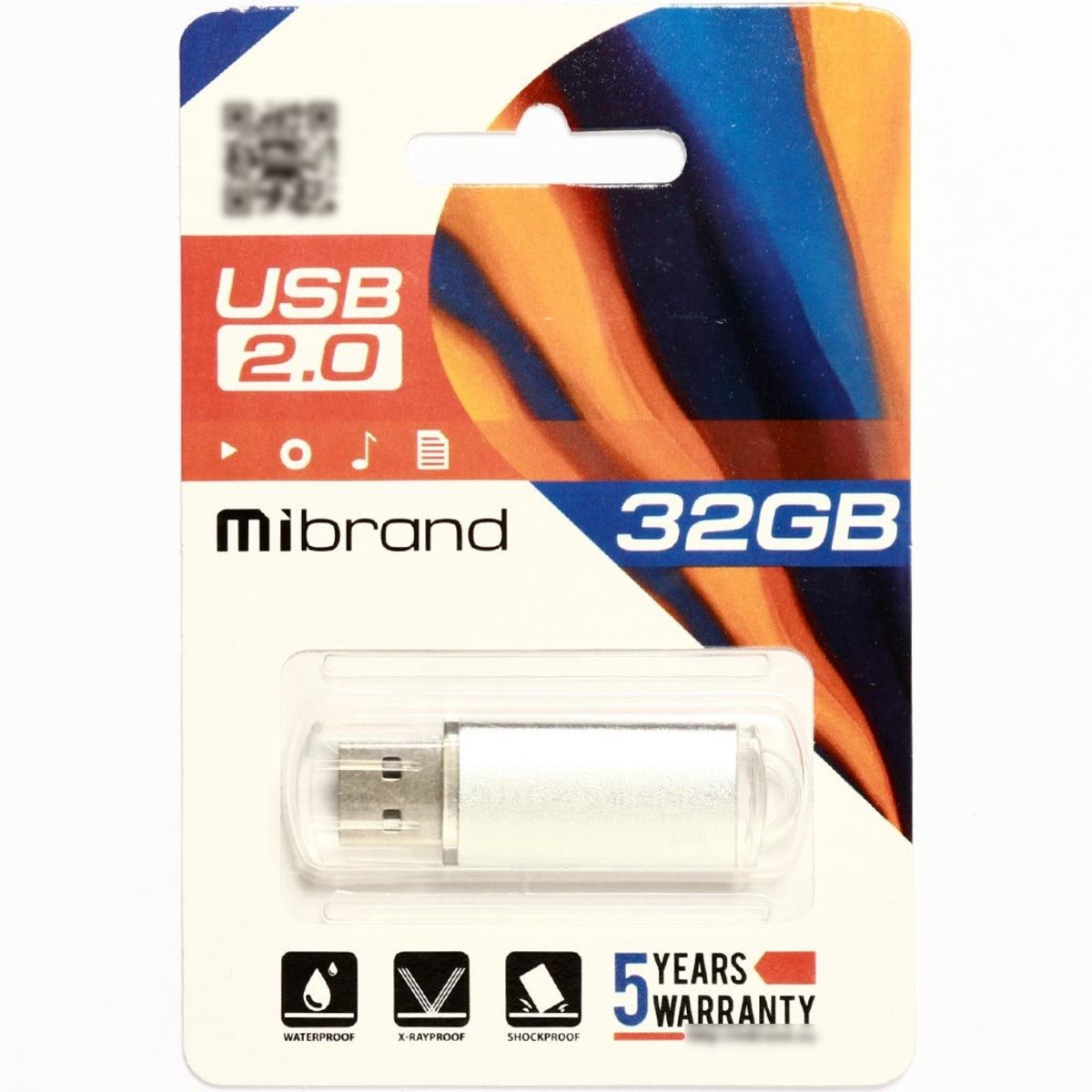 Флешка Mibrand USB 2.0 Cougar 32Gb Silver - 2