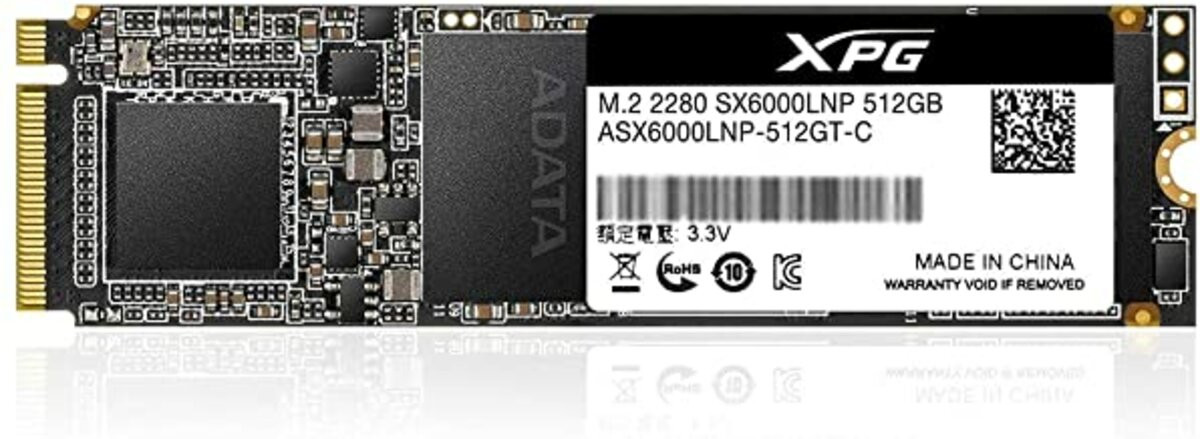 SSD-накопичувач ADATA XPG SX6000 Lite 512GB M.2 2280 PCI Express 3.0x4 NVMe 3D Nand - 1