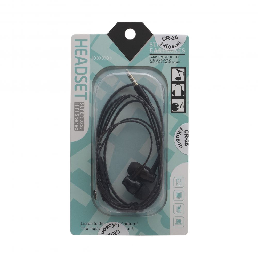 Гарнітура i-Koson i-CR-26 Black - 3