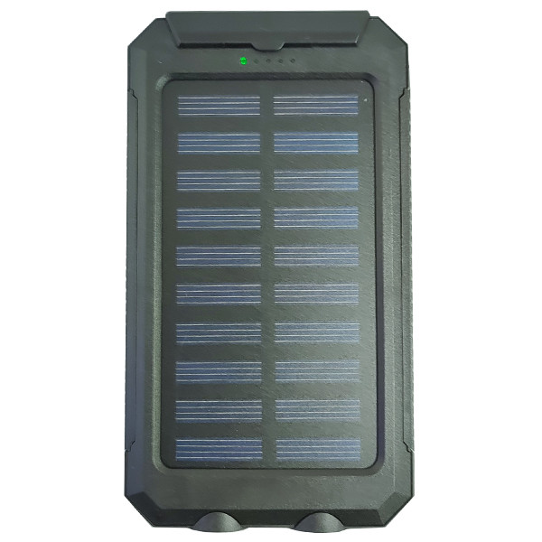 Power Bank Logilink LCC543477, Solar Charge, 2,4A, 20000 mAh Black - 1