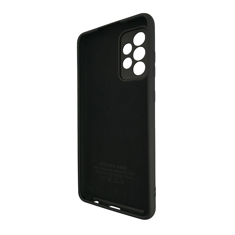 Чохол Silicone Case for Samsung A52 Black (18) - 2