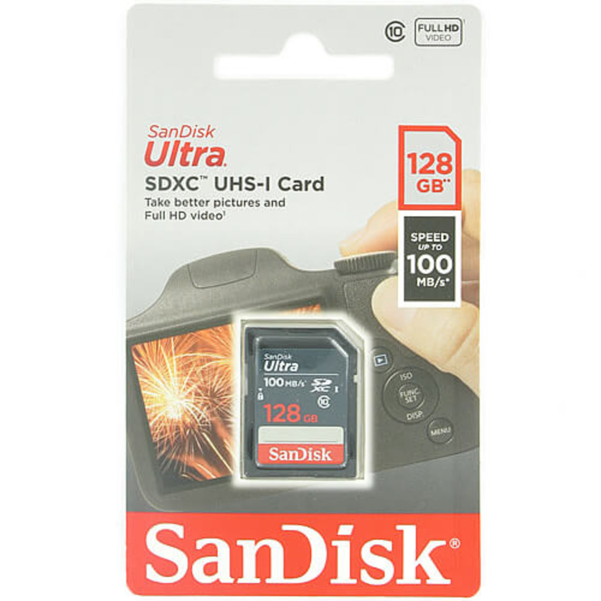 SDHC (UHS-1) SanDisk Ultra 128Gb class 10 (100Mb/s) - 2