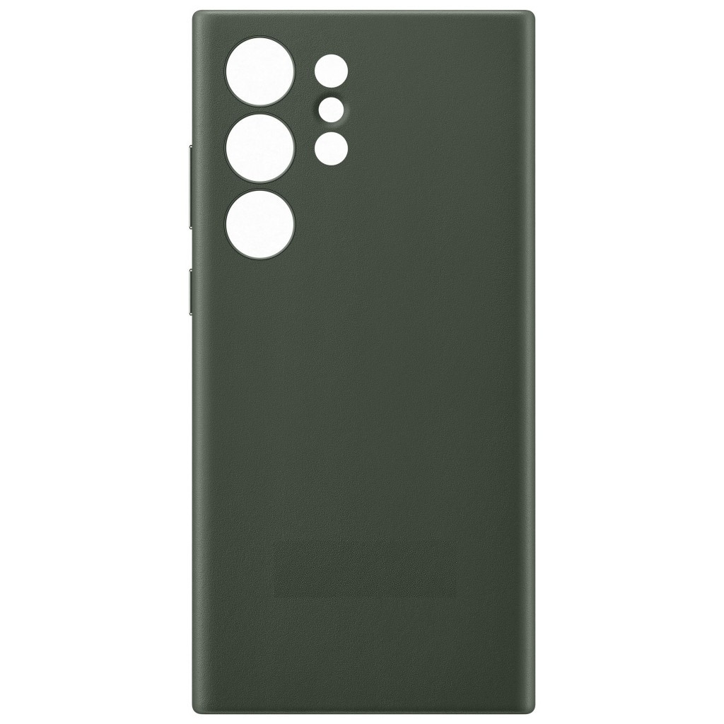 Чохол Leather Original Case Samsung S22 Ultra Dark Green - 1