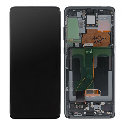 Дисплейний модуль Samsung G985 Galaxy S20 Plus, з рамкою, Original PRC, Black - 3