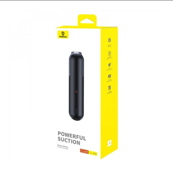 Автомобільний пилосос Baseus A0 Pro, Car Vacuum Cleaner Cluster, Black - 2