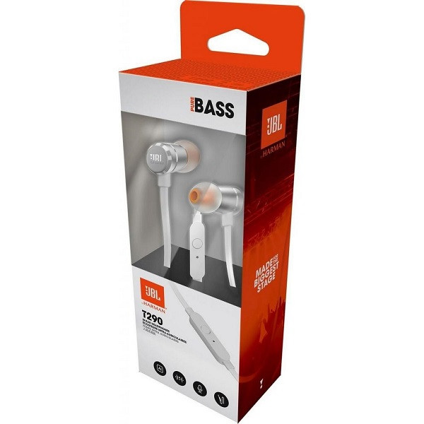 Гарнітура JBL T290 Silver - 2