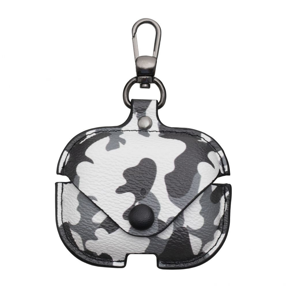 Silicone Case for AirPods Pro Camouflage Leather White-Black - 1