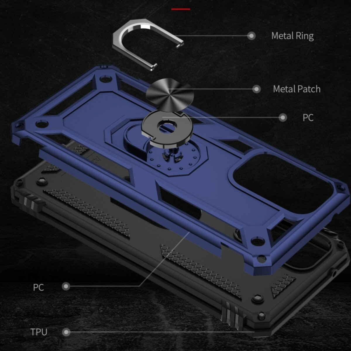 Чохол Cosmic Robot Ring for Samsung Galaxy A33 5G Blue - 5