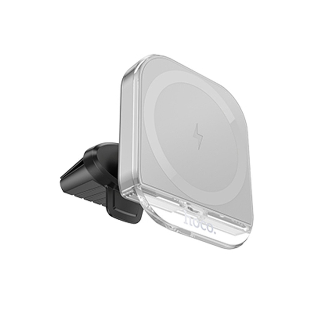 Автотримач Hoco HW17, Wireless Charging MagSafe, 15W, Gray - 1