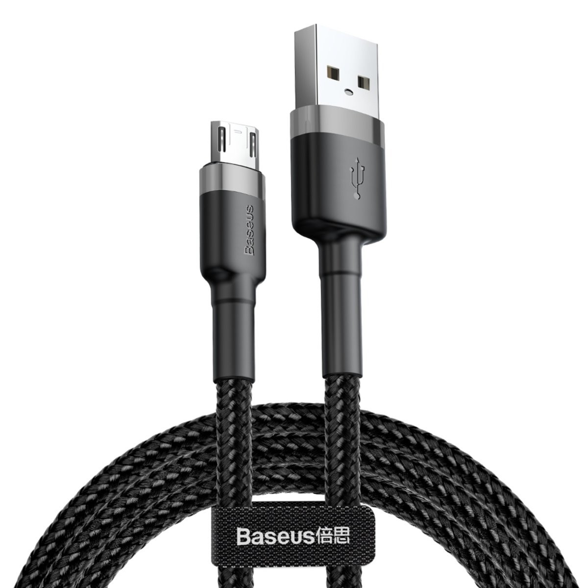 Кабель Baseus Cafule Cable, Micro, 2.4A, 0.5m, Gray-Black - 1