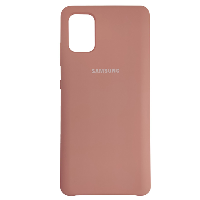 Чохол Silicone Case for Samsung A51 Light Pink (12) - 1