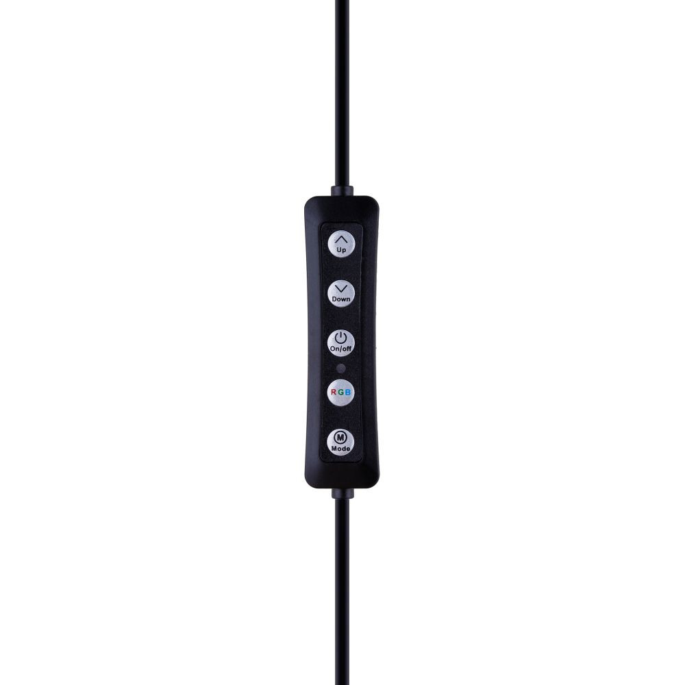 Кільцева лампа RGB MJ33 33cm Black - 6