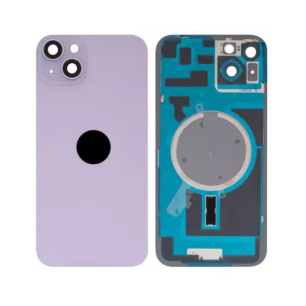 Задня кришка для iPhone 14 Plus, зі склом камери, Original PRC, Purple - 1