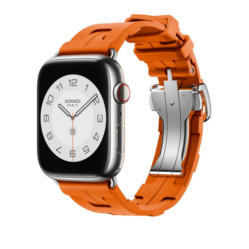 Ремінець для Apple Watch 42/44/45/49 mm Hermes Bright Red - 2