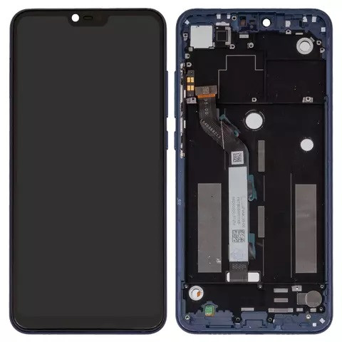 Дисплейний модуль для Xiaomi Mi 8 Lite, з рамкою, Original Ref., Aurora Blue - 1