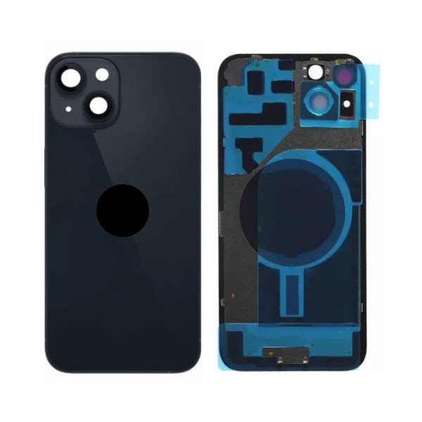 Задня кришка для iPhone 14, зі склом камери, Original PRC, Small Hole, Blue - 1
