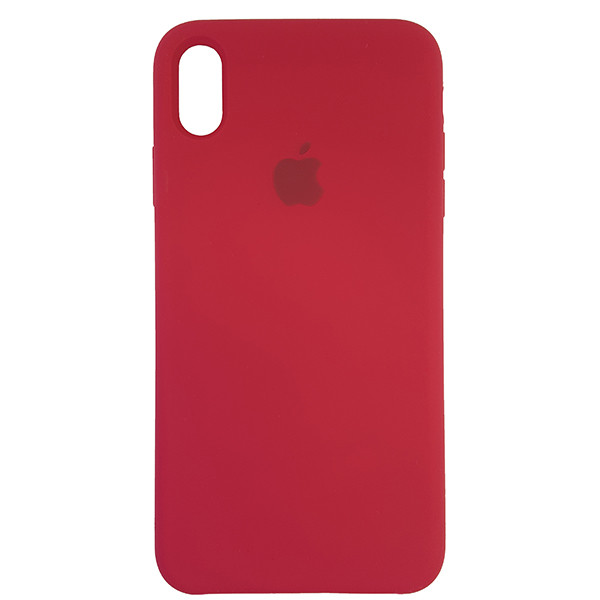 Чохол Copy Silicone Case iPhone XS Max Rose Red (36) - 3